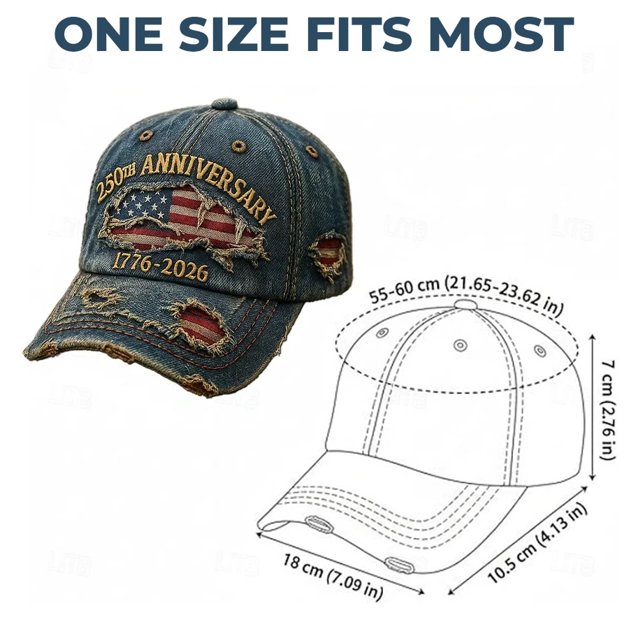 🎉 New Year Sale 50% OFF🎉 US 250th Anniversary Casual Print Hat