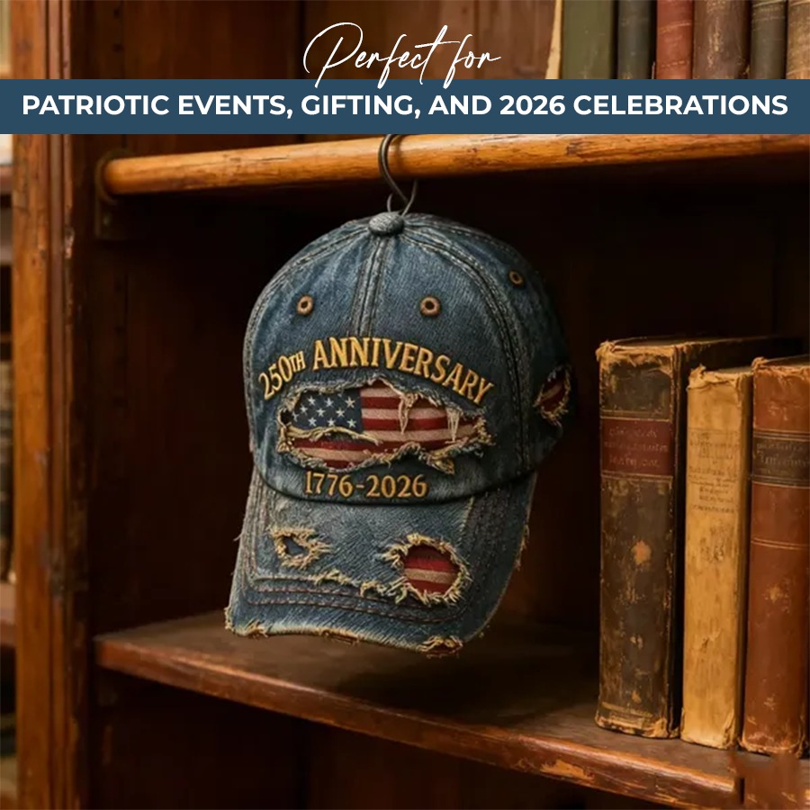 🎉 New Year Sale 50% OFF🎉 US 250th Anniversary Casual Print Hat