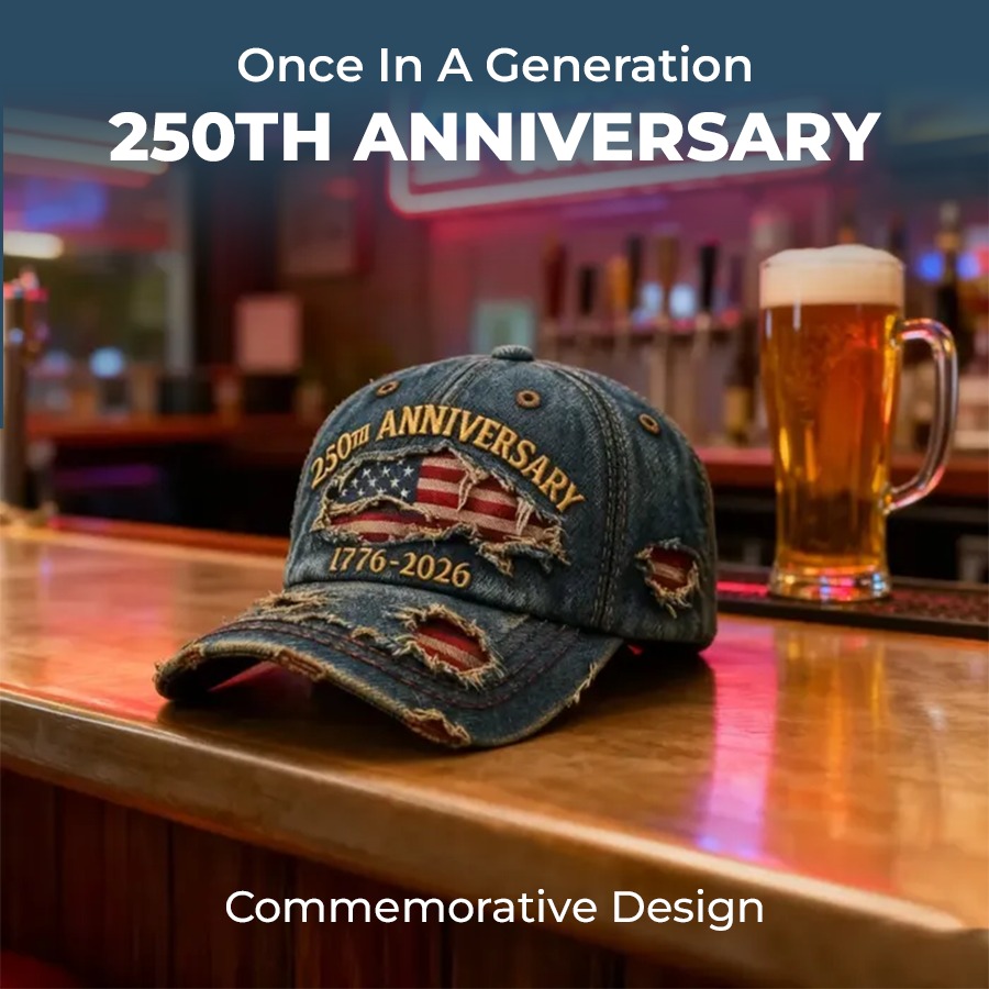 🎉 New Year Sale 50% OFF🎉 US 250th Anniversary Casual Print Hat
