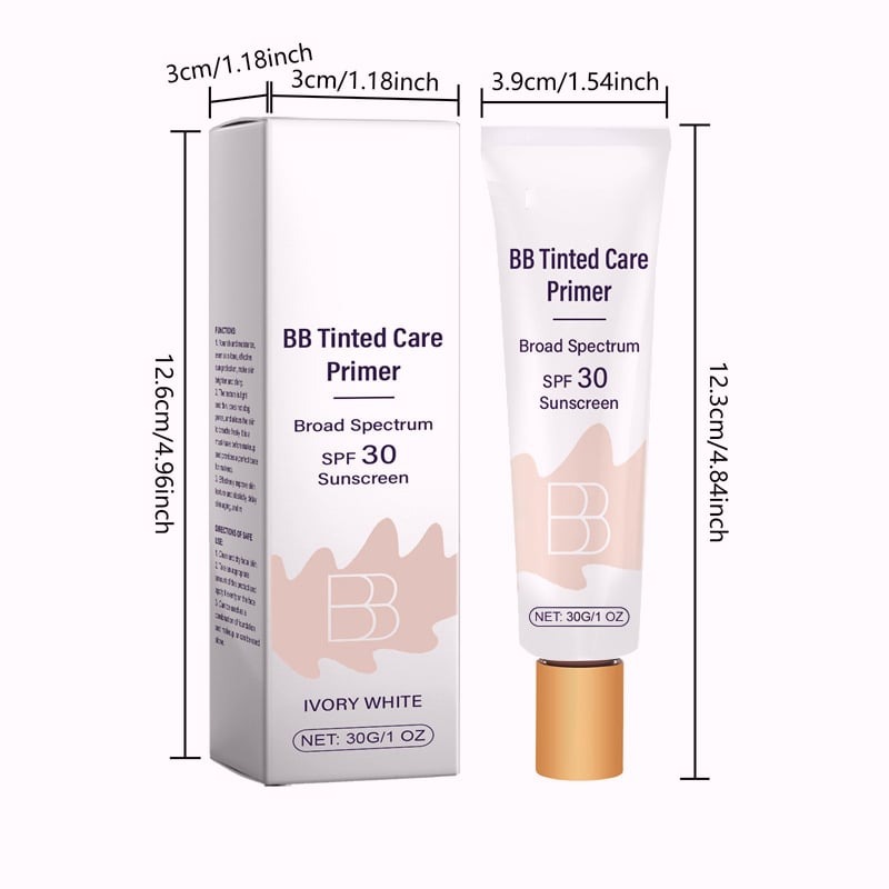 BB Blur Tinted Moisturizer SPF 30 | Instantly Brightens, Hydrates & Smooths Your Skin | 2026 Upgraded Edition with FREE BRUSH