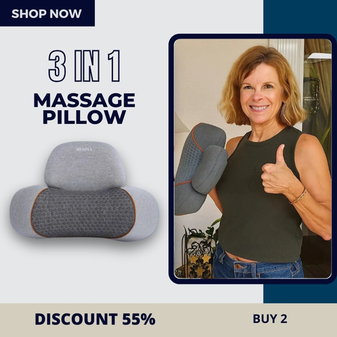 🔥70% OFF🔥 3 In 1 Neck Massage Pillow