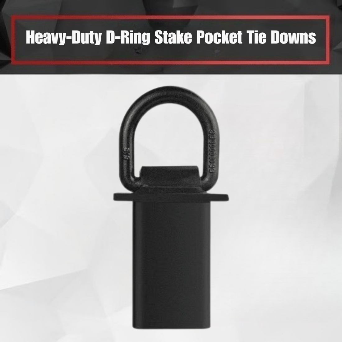 🚗 LAST DAY 49% OFF 🔥 Heavy-Duty Removable D-Ring Tie Down for Utility Trailers