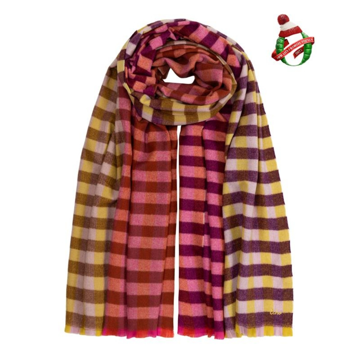 🏆Oprah’s Favorite Things 2025 🏆 Echo Quarter Check Wrap - This Winter’s Best-Selling Cozy Wrap