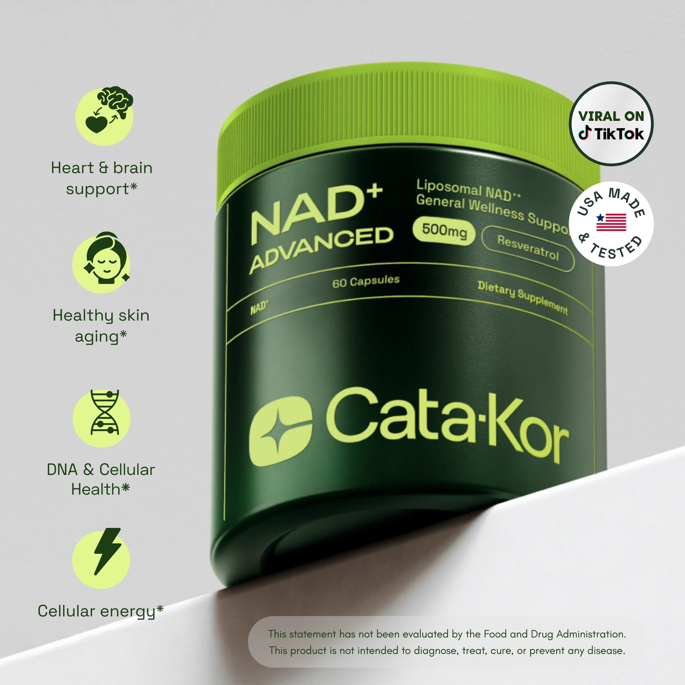 Cata-Kor NAD⁺ Advanced - Cellular Energy & Healthy Aging Support