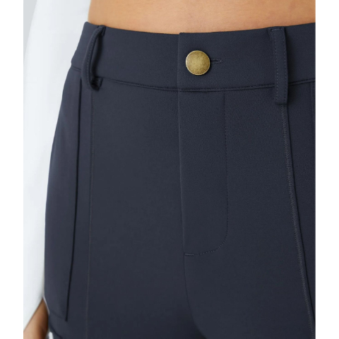 High Waisted Zipper Pockets Solid Skinny Cargo Pants