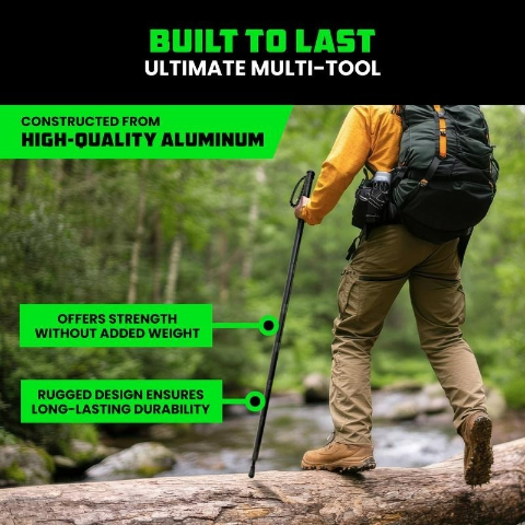 🎁 Limited Time🚶Tactical Hiking Stick – Essential Gear for Outdoor Adventures (Perfect Gift❤️)