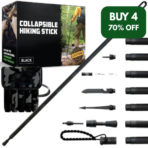 🎁 Limited Time🚶Tactical Hiking Stick – Essential Gear for Outdoor Adventures (Perfect Gift❤️)