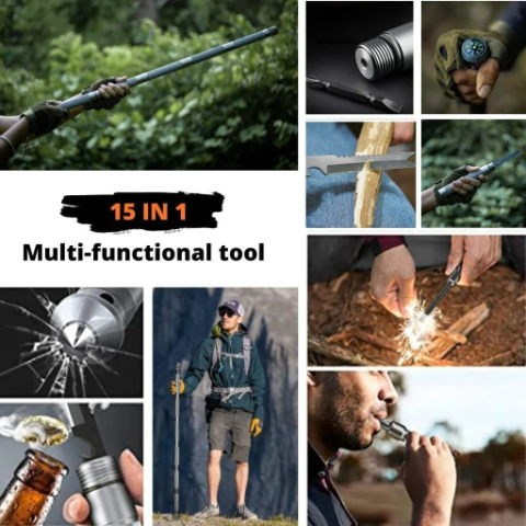 🎁 Limited Time🚶Tactical Hiking Stick – Essential Gear for Outdoor Adventures (Perfect Gift❤️)