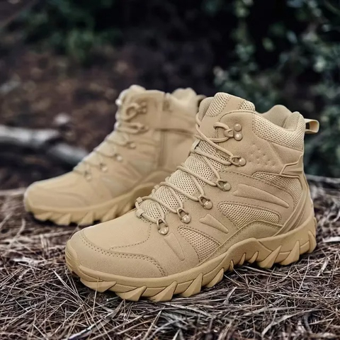 🏆 Best-Selling Men’s Shoes - SEHM Men'S Tactical Mid Top Hiking Boots