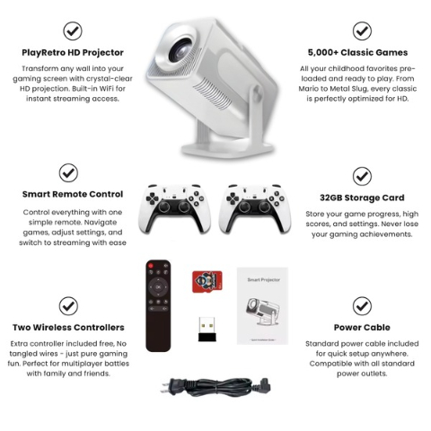 PlayRetro Game Projector