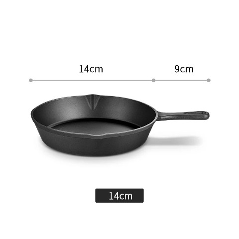 Solidteknics AUS-ION™ Cast Iron Frying Pan – Non-Toxic Non-Stick Skillet for Induction & Everyday Cooking