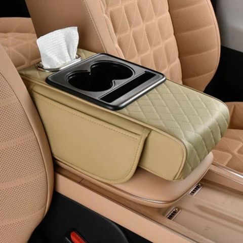 🔥Hot Sale 50% OFF🔥 Multifunctional PU Leather Car Armrest Box Mat