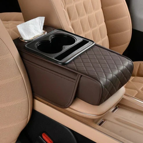 🔥Hot Sale 50% OFF🔥 Multifunctional PU Leather Car Armrest Box Mat