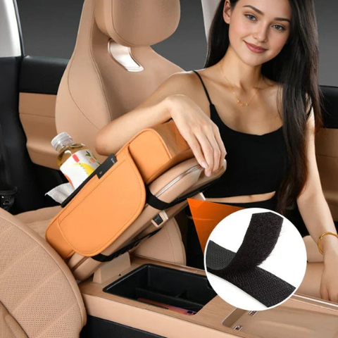 🔥Hot Sale 50% OFF🔥 Multifunctional PU Leather Car Armrest Box Mat