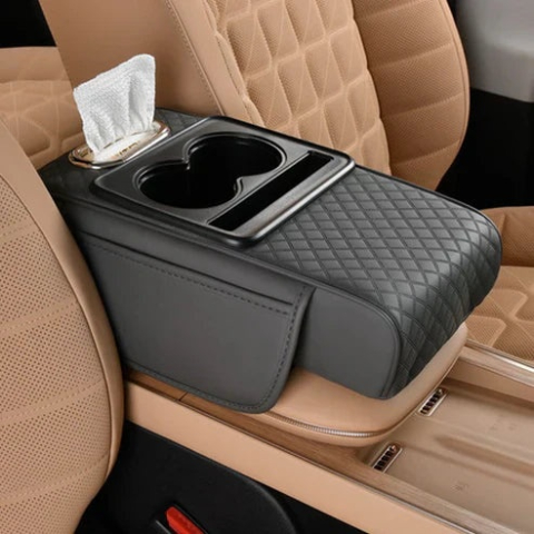 🔥Hot Sale 50% OFF🔥 Multifunctional PU Leather Car Armrest Box Mat