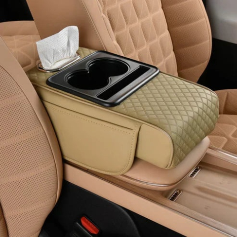 🔥Hot Sale 50% OFF🔥 Multifunctional PU Leather Car Armrest Box Mat