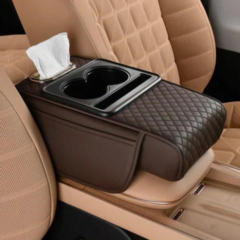 🔥Hot Sale 50% OFF🔥 Multifunctional PU Leather Car Armrest Box Mat