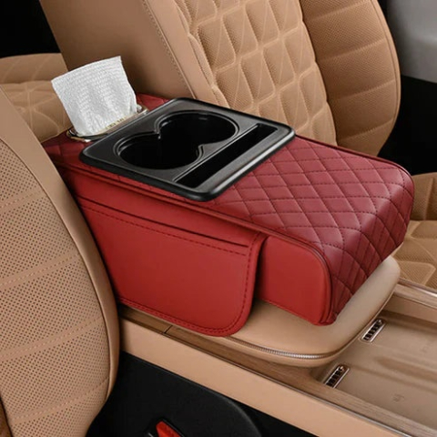 🔥Hot Sale 50% OFF🔥 Multifunctional PU Leather Car Armrest Box Mat