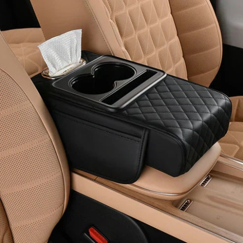 🔥Hot Sale 50% OFF🔥 Multifunctional PU Leather Car Armrest Box Mat