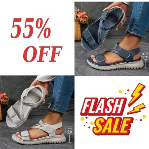 🔥2026 Summer Best Seller — Last Day Sale 60% OFF!🔥Women's Soft-Sole Orthopedic Sandals | Ultra-Comfortable Open-Toe Design