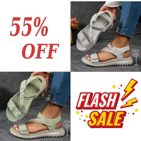 🔥2026 Summer Best Seller — Last Day Sale 60% OFF!🔥Women's Soft-Sole Orthopedic Sandals | Ultra-Comfortable Open-Toe Design