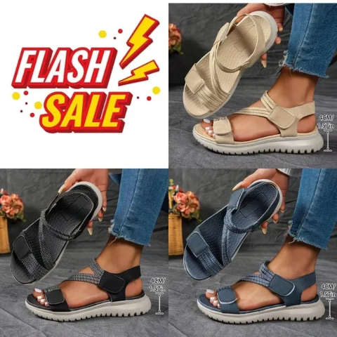 🔥2026 Summer Best Seller — Last Day Sale 60% OFF!🔥Women's Soft-Sole Orthopedic Sandals | Ultra-Comfortable Open-Toe Design
