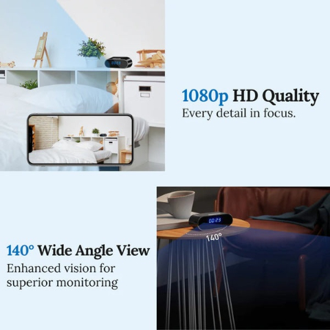 SafeView Surveillance Clock