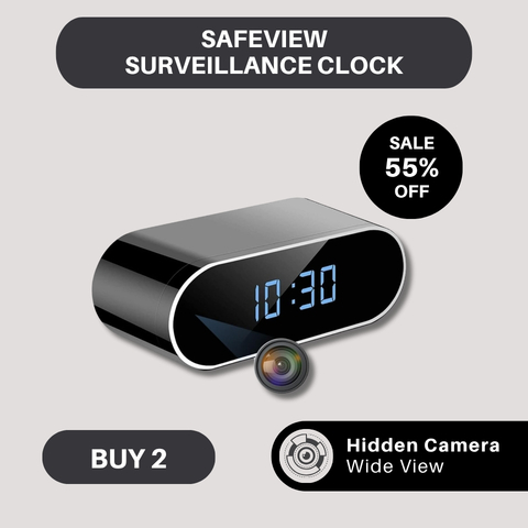 SafeView Surveillance Clock