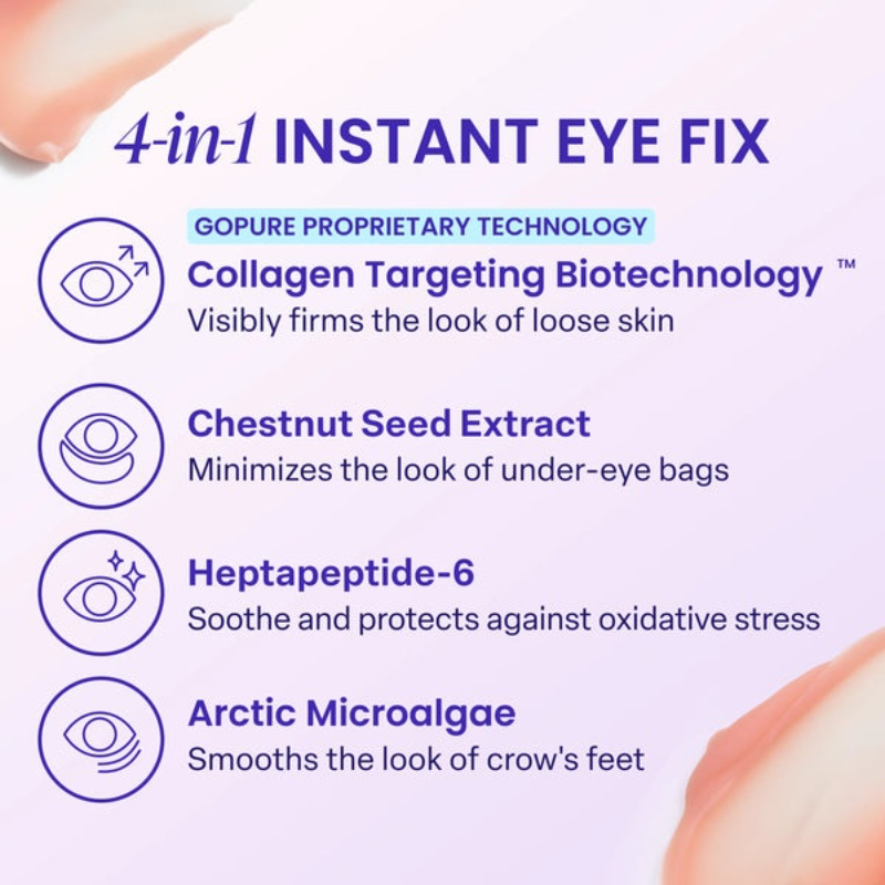 Final 3 Hours: 60%OFF🔥 Instant Lift Eye Gel for Puffiness, Bags & Dark Circles