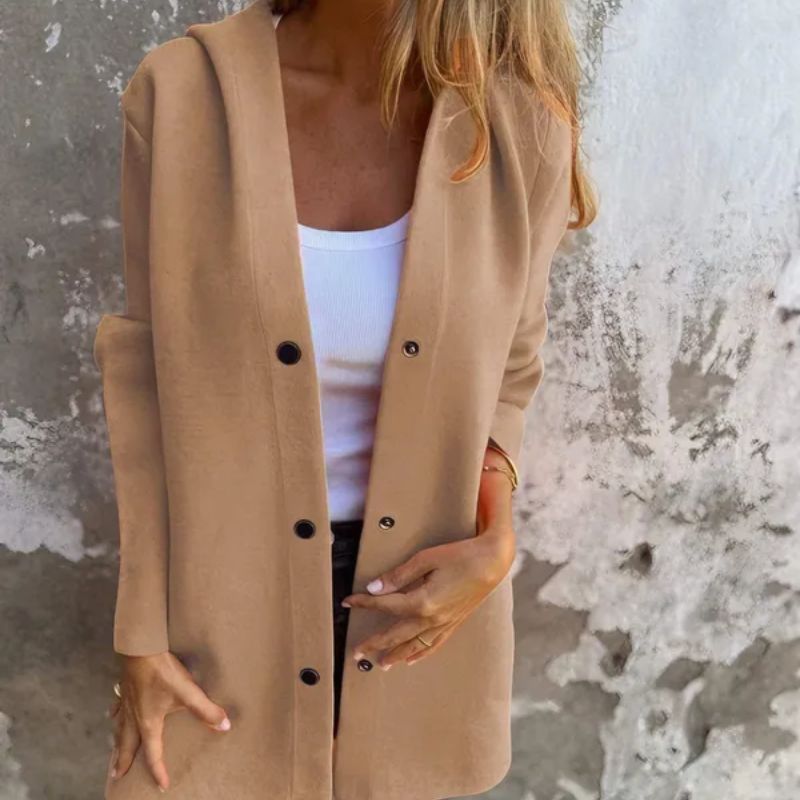 ✨Casual Single Breasted Hooded Jacket For Autumn