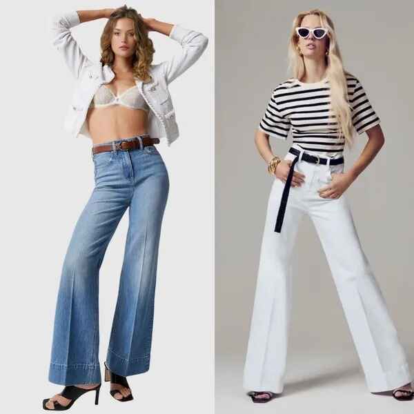 ⭐ 2024 Best Selling Jeans 👖 Tall Wide Leg Denim Trouser
