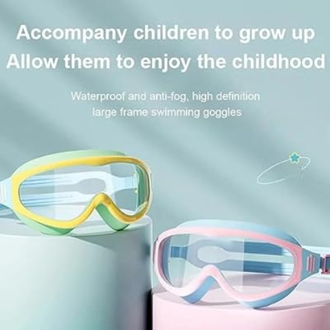🏊‍♀️Last Day Promotion 49% OFF-🔥HD children's large frame waterproof and anti-fog swimming goggles