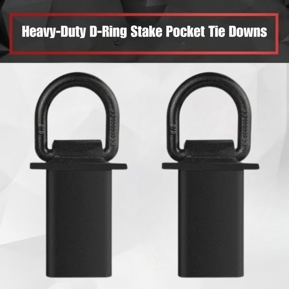 🚗 LAST DAY 49% OFF 🔥 Heavy-Duty Removable D-Ring Tie Down for Utility Trailers