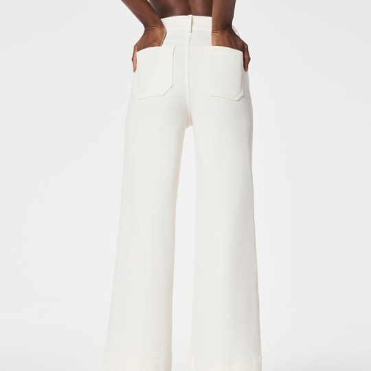 🔥Last Day 50% OFF🔥Tummy Control Cropped Wide-Leg Jeans