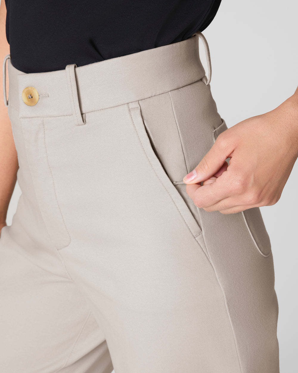 New Collection 💝 Tummy Control Stretch Twill Wide Leg Pant