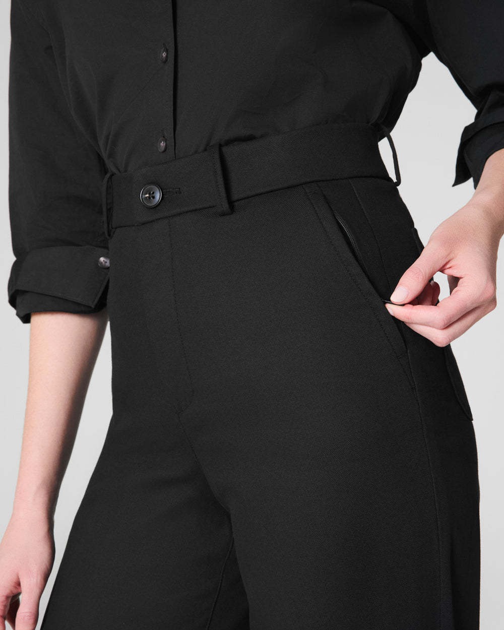 New Collection 💝 Tummy Control Stretch Twill Wide Leg Pant