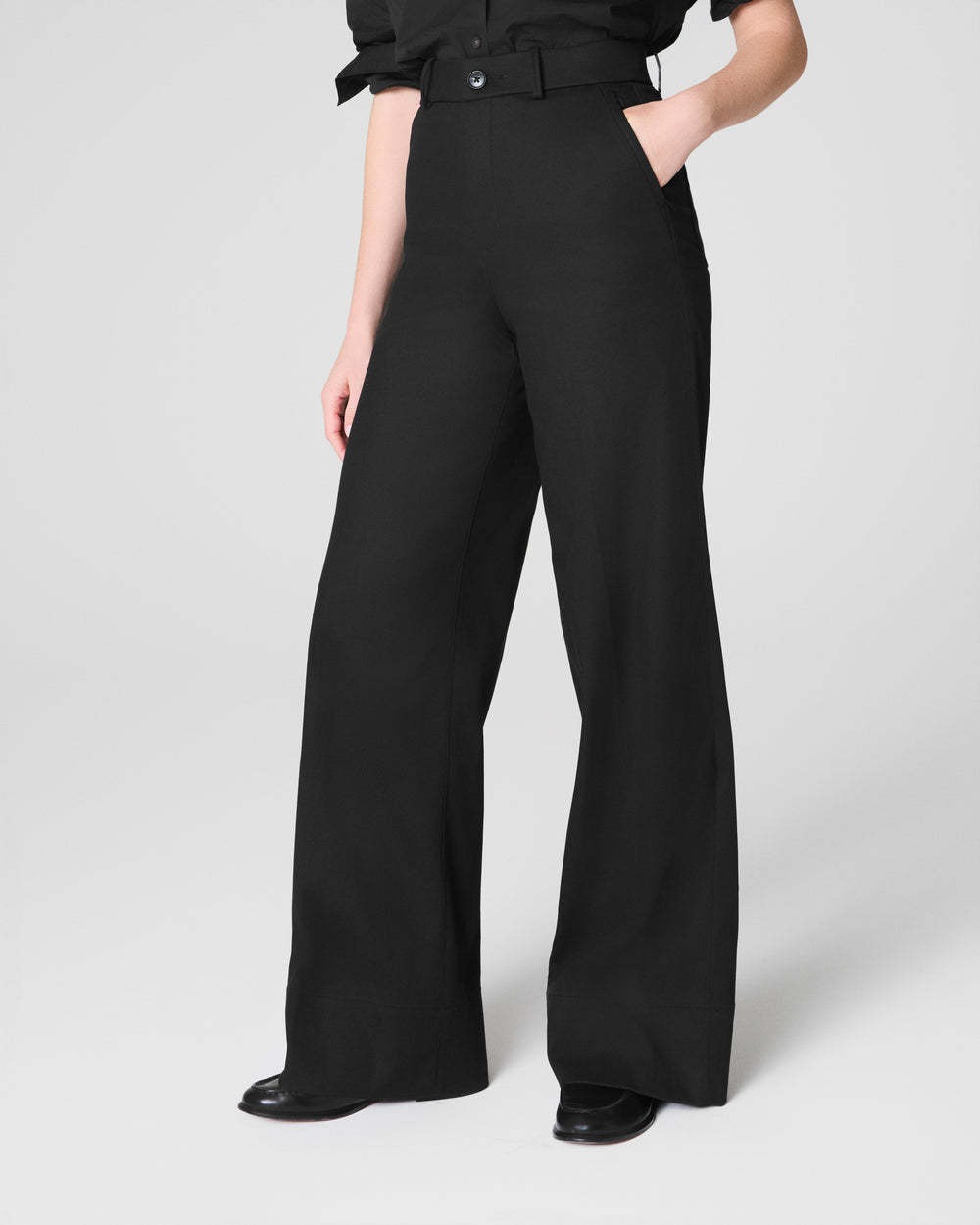 New Collection 💝 Tummy Control Stretch Twill Wide Leg Pant