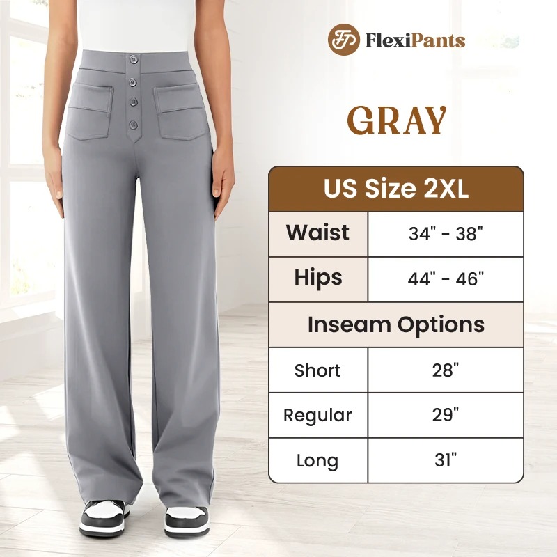 FlexiPants - Women's Casual High Waist Stretch Pants