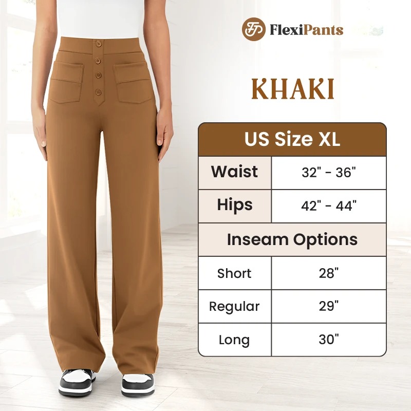 FlexiPants - Women's Casual High Waist Stretch Pants