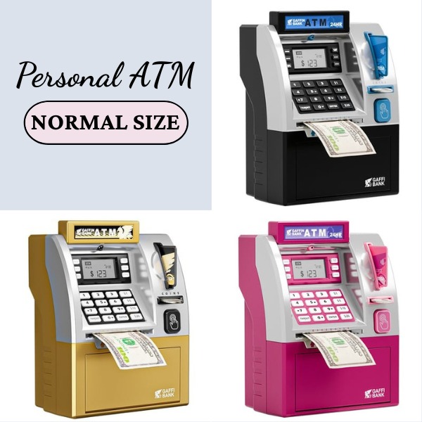 The Modern Personal ATM & Digital Piggy Bank -  Fun, Secure Saving for All Ages 💰