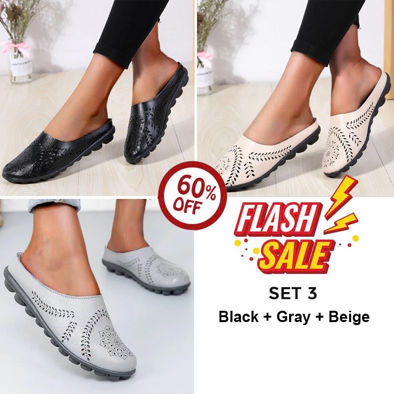 🔥Last Day Promotion 60% OFF 🔥Owlkay Casual All-match Hollow Slippers