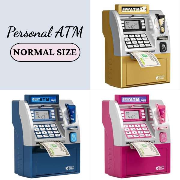 The Modern Personal ATM & Digital Piggy Bank -  Fun, Secure Saving for All Ages 💰