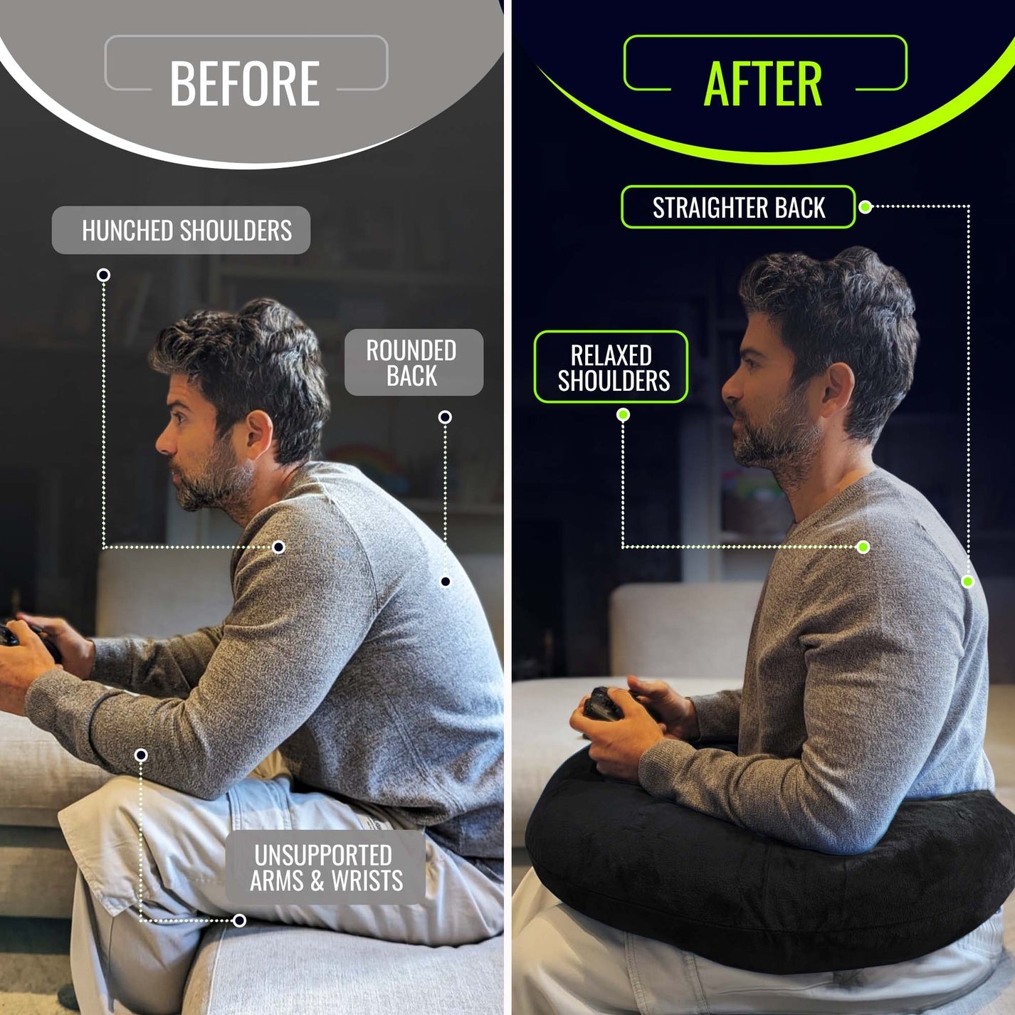Valari Rare Gaming & Crochet Comfort Pillow