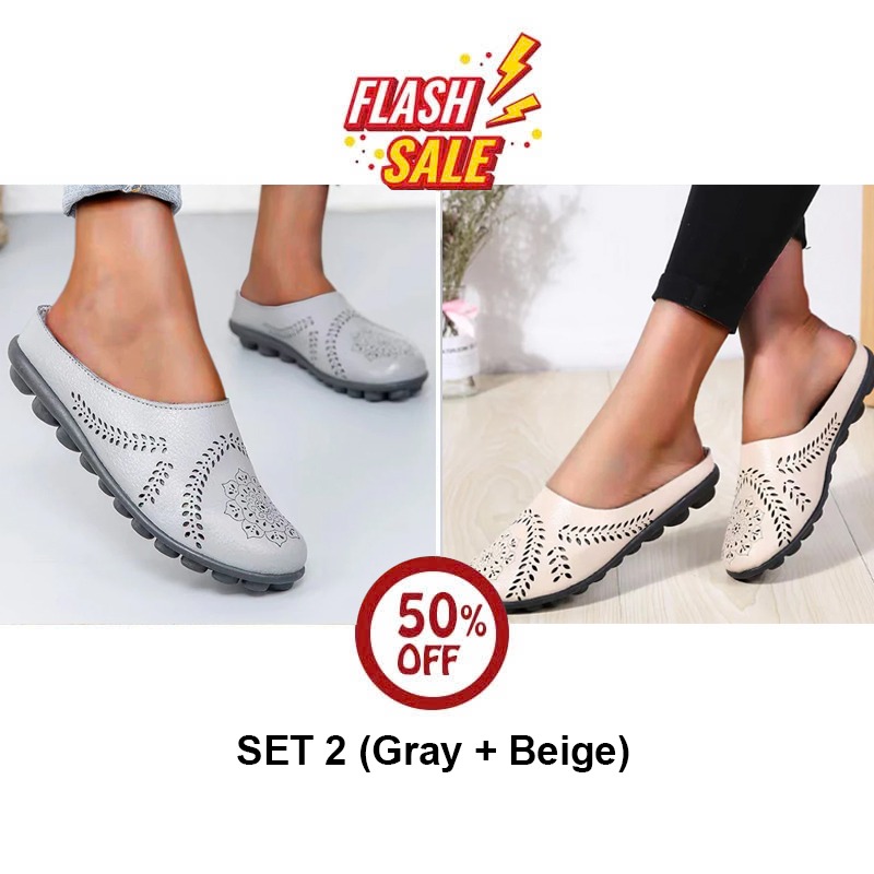 🔥Last Day Promotion 60% OFF 🔥Owlkay Casual All-match Hollow Slippers