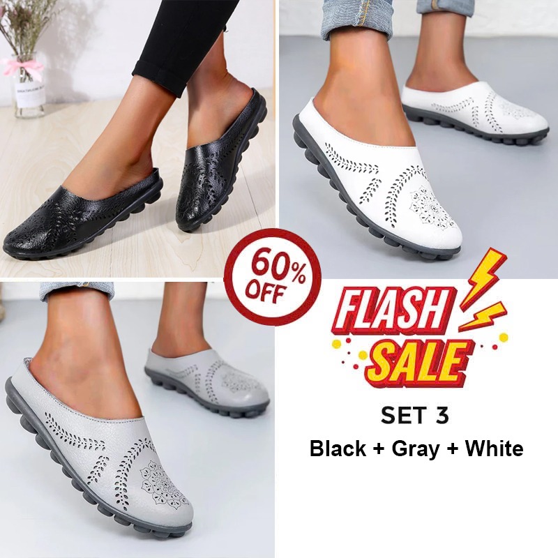 🔥Last Day Promotion 60% OFF 🔥Owlkay Casual All-match Hollow Slippers