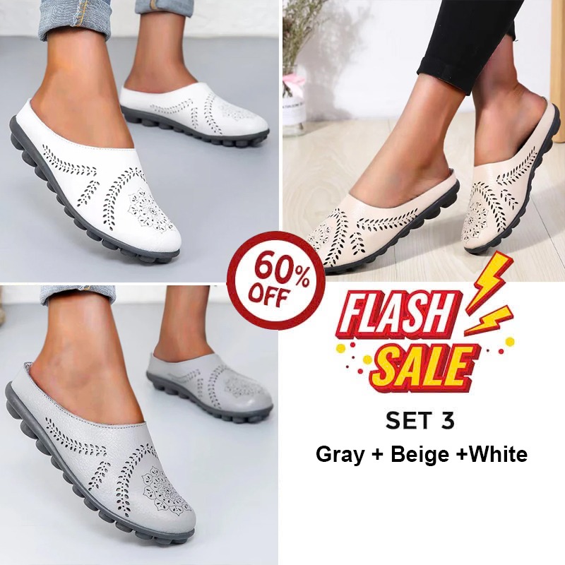 🔥Last Day Promotion 60% OFF 🔥Owlkay Casual All-match Hollow Slippers