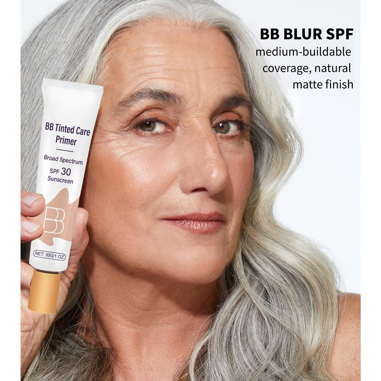 BB Blur Tinted Moisturizer SPF 30 | Instantly Brightens, Hydrates & Smooths Your Skin | 2026 Upgraded Edition with FREE BRUSH