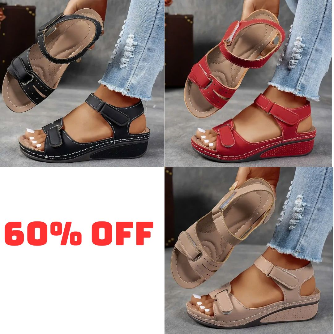 🔥Last Day Deal 70% OFF🔥 - Soft & Stylish Wedge Sandals for Effortless Comfort!