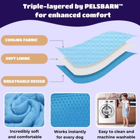 🔥Hot Sale 49% OFF - Dog Cooling Mat (4x more effective)