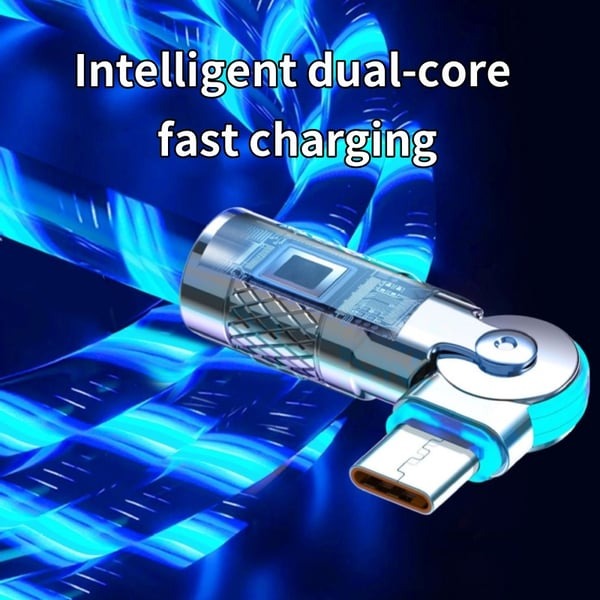 ⚡540° Rotating Streamer Data Cable